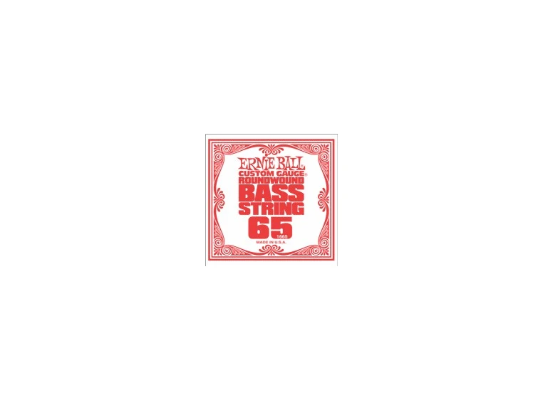 Ernie Ball EB-1665 Roundwound 2 Løs streng .065 